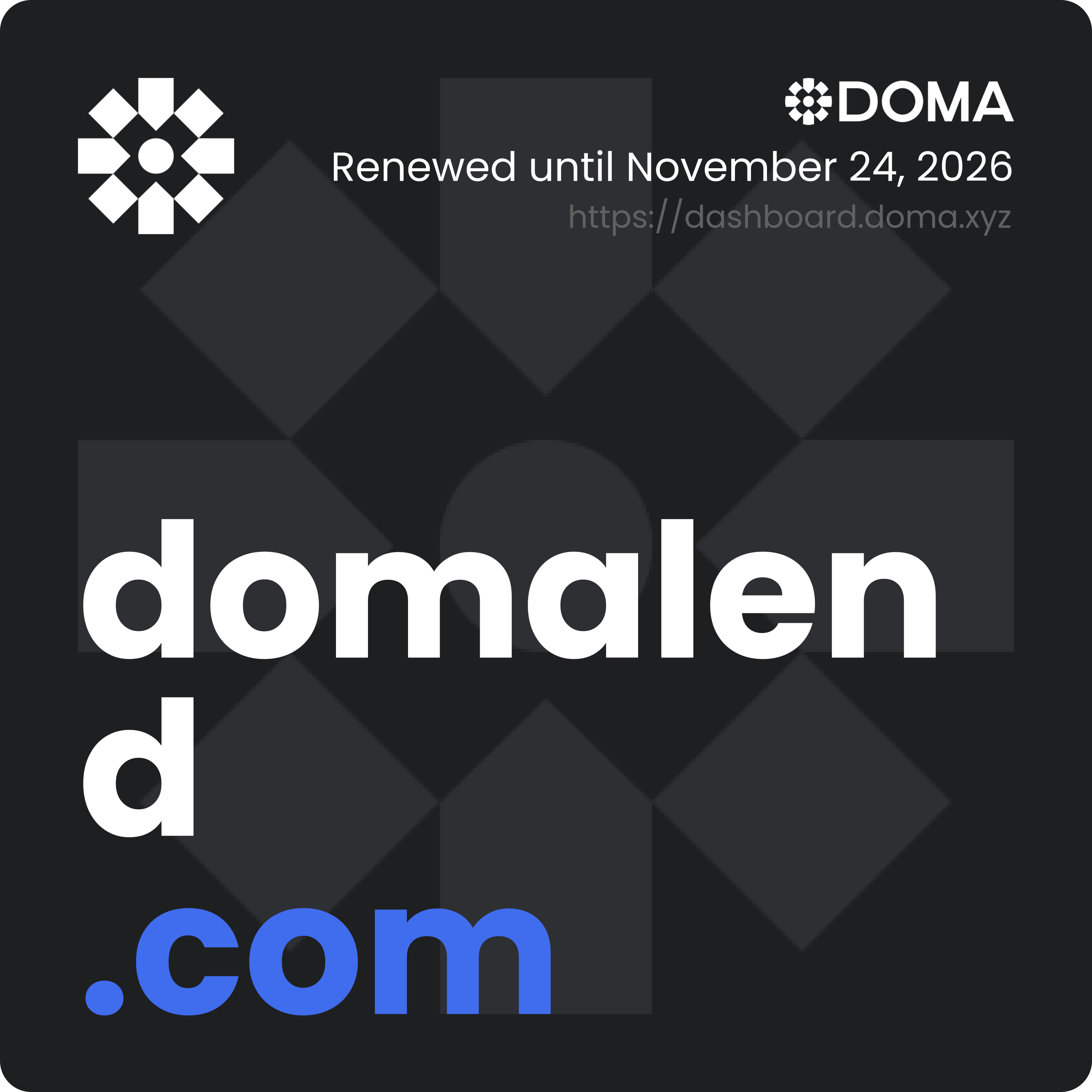 domalend.com avatar